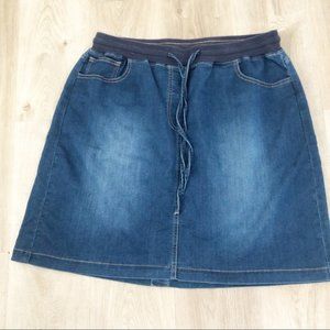 Woman Within Plus Size Jean Skirt Size 18WP